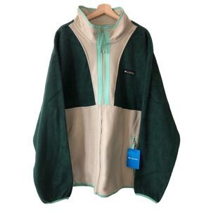 Columbia Back Bowl Full Zip Fleece Jacket Men’s Size 2XL